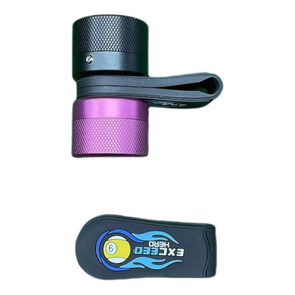 Professional Pool Billiards Accessories Rubber Magnetic Billiard Chalk Holder Portable Chalk Leather Clip Powder Holder Bag