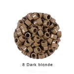 1000Pcs 4.0 mm Hair Extension Microringe Micro Links Rings Beads Links With Screws Thread Aluminium 7 Colors Optional