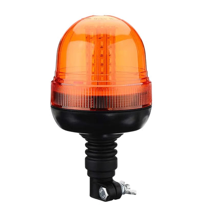 JALN7 LED Beacon Warning Signal Light Tractor Amber for J-Deer Rotating Flash Strobe Lamp Forestry with Base Bracket Pole