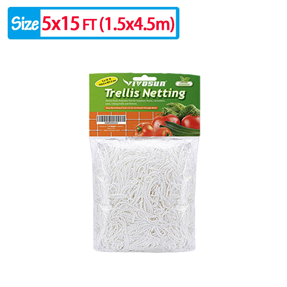 Garden Climbing Net Trellis Netting Heavy-Duty Plant Support Stand for Flowers Vegetable Vine Orchard Gardening Tools