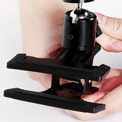 Miwayer Guitar Head Clip Mobile Phone Holder Live Broadcast Bracket Stand Tripod Clip Head For Mobile Phones, Action Cameras