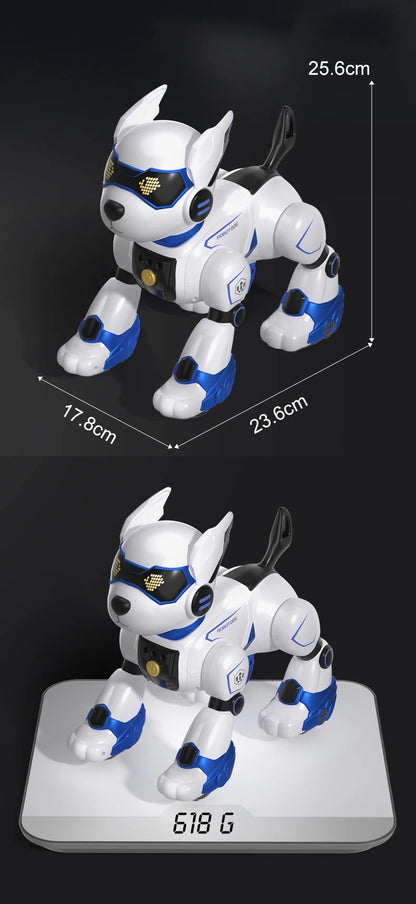 Funny RC Robot Electronic Dog Stunt Dog Voice Command Programmable Touch-sense Music Song Robot Dog for Boy Girls Children Toys