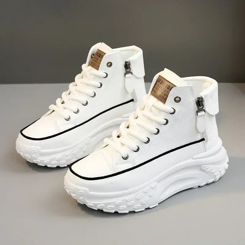 Women's Sneakers, Luxury Fashion Womens Boots, High-top Platform Casual Shoes, New Female Outdoor Running Shoes, Winter Women Shoes