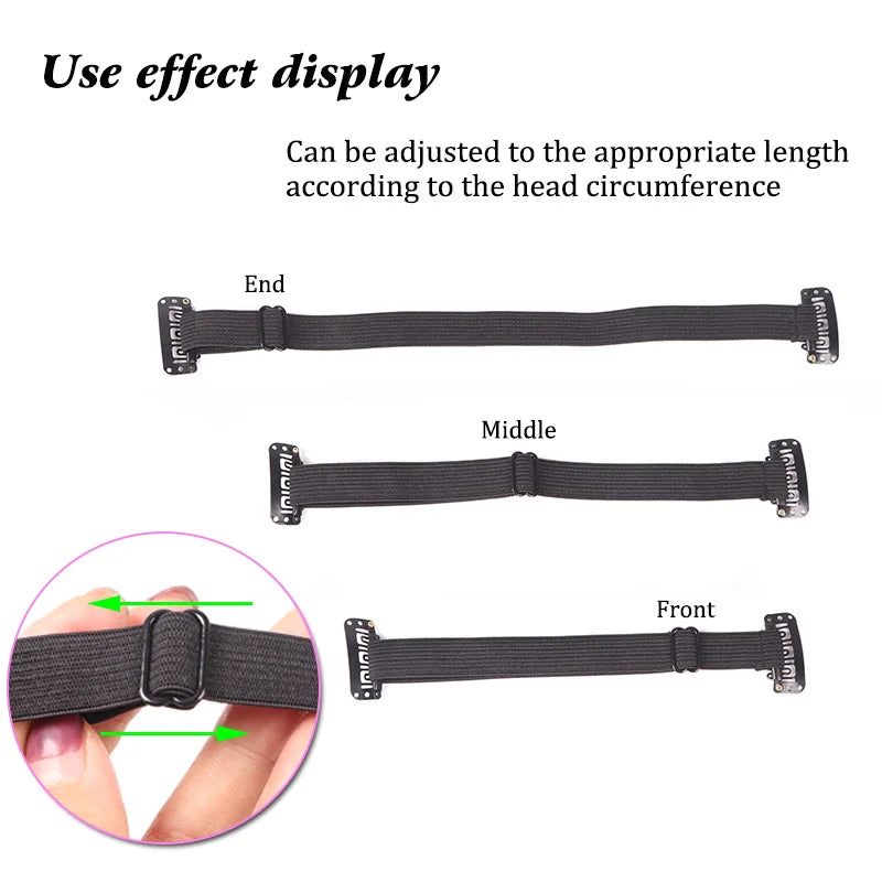 Nunify Face Lift Band With Clip Hair Holder Facial Anti-Wrinkle Tool Stretching Strap For Lift Up Eyes Invisible Elastic Belt