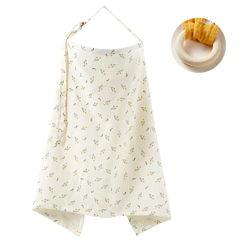 Cotton Breastfeeding Cover Mother Outing Nursing Covers Adjustable Privacy Baby Feeding Breastfeeding Apron Stroller Blanket