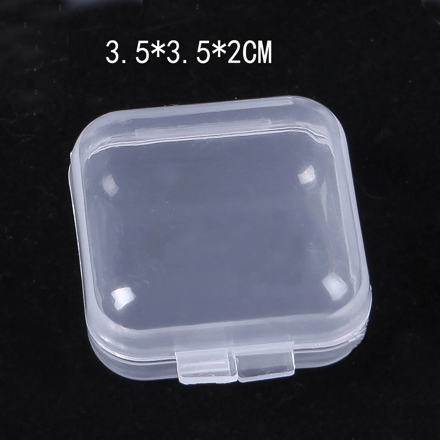 Plastic Transparent Storage Box Jewelry Beads Container Jewelry Tools Accessories Box Small Items Sundries Organizer Case