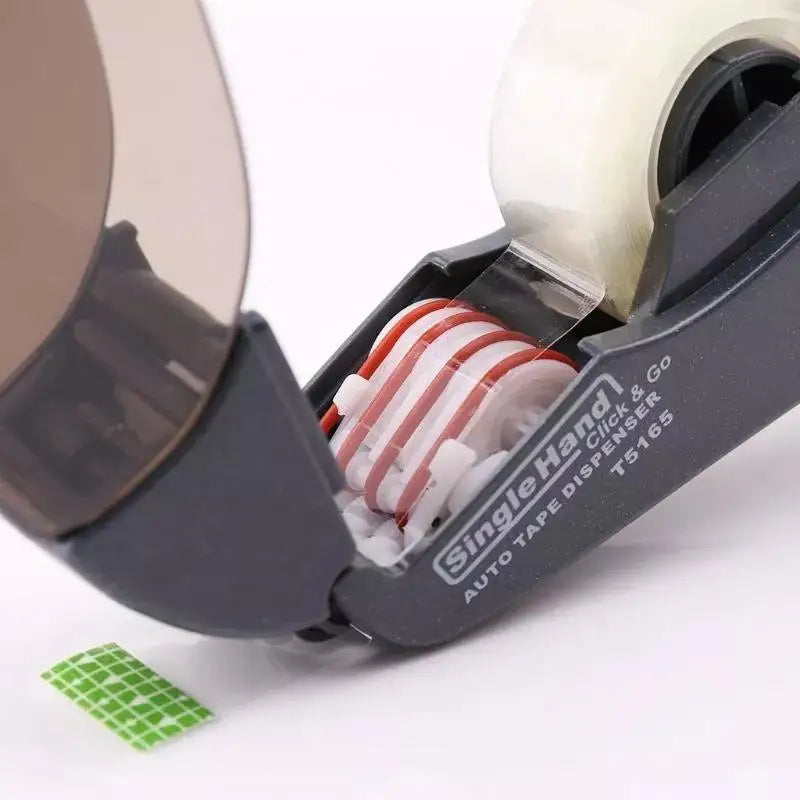 1Pcs Automatic Tape Dispenser Hand-held One Press Cutter for Gift Wrapping Scrap Booking Book Cover