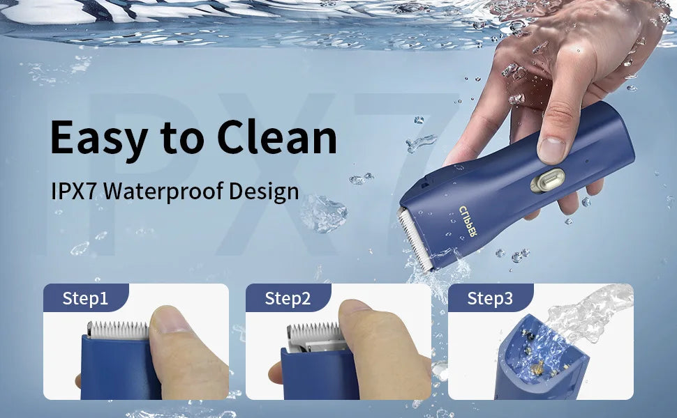 Small Dog Hair Clipper Electric Grooming Trimmer for Pets USB Rechargeable Cat Shaver Animals Haircut Machine waterproof