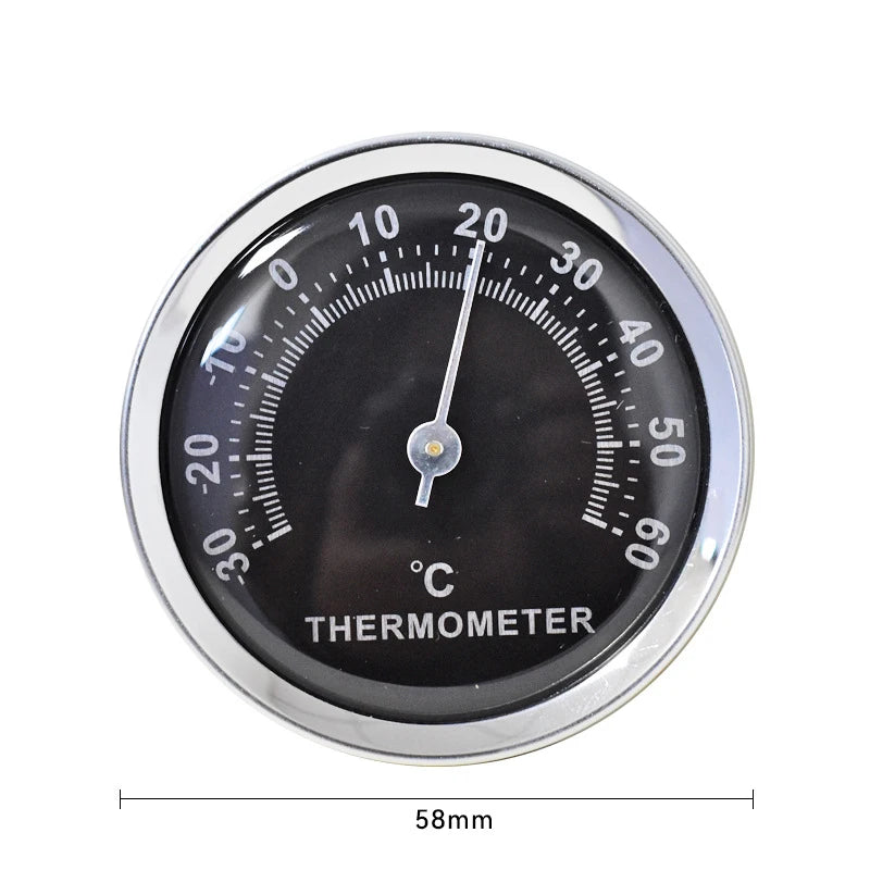 Mini Stainless Steel Thermometer Hygrometer, Street Thermometers, Thermo-Hygrometer Measuring Instruments Tool for Home Supply