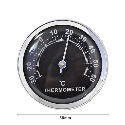 Mini Stainless Steel Thermometer Hygrometer, Street Thermometers, Thermo-Hygrometer Measuring Instruments Tool for Home Supply