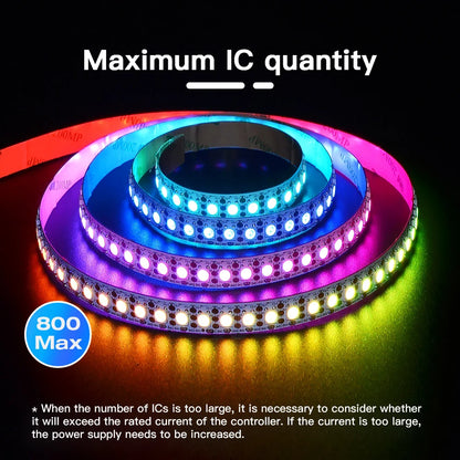 WLED LED Controller, ESP32, Mic Music UART RGB IC Digital Lights Addressable String Lighting, GLEDOPTO