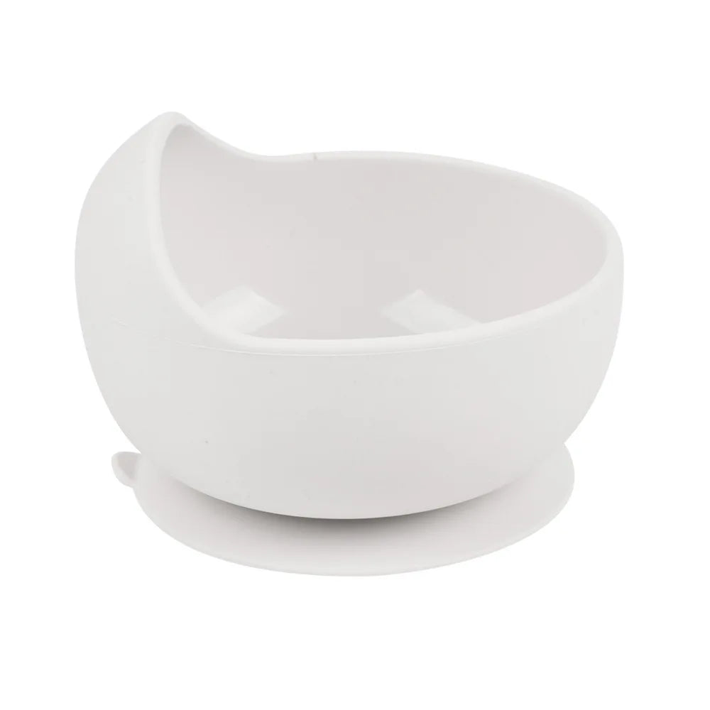 28Colors Baby Silicone Suction Bowls for Kids Waterproof Baby Feeding Tableware Spoon Children Dishes Kitchenware Infant Plates
