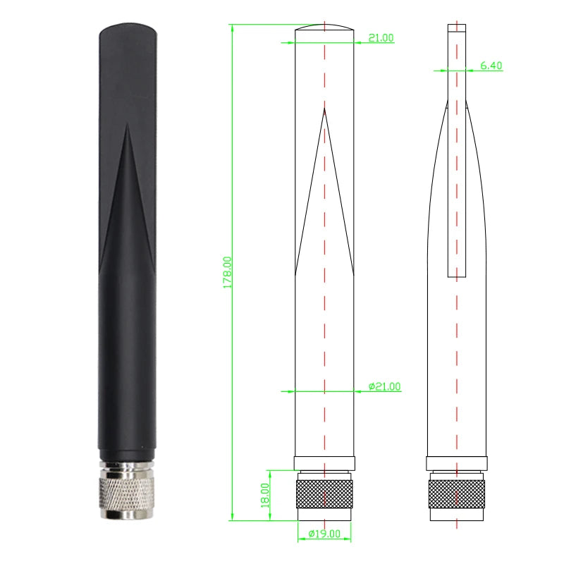 long-range LORA antenna, 868MHz 915MHz NB IoT omni N-type connector antenna for Meshtastic Solar Node/Repeaters/Devices Slinkdsco