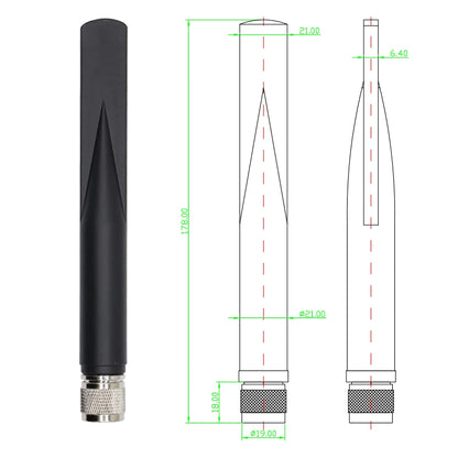 long-range LORA antenna, 868MHz 915MHz NB IoT omni N-type connector antenna for Meshtastic Solar Node/Repeaters/Devices Slinkdsco
