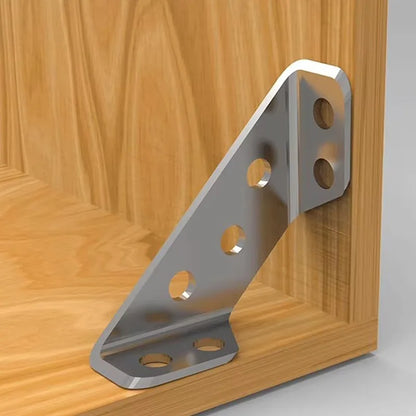 Corner Brackets, Stainless Steel Furniture Angle, Shelf Connector, Cabinet Support Fixing Frame Corner Brace