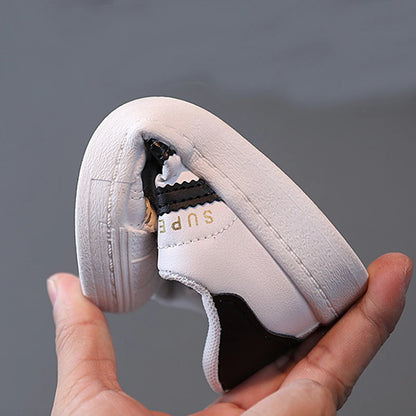 2026 Children's Sneakers Kids Fashion Design White Non-slip Casual Shoes Boys Girls Breathable Sneakers Toddler Outdoor Shoes