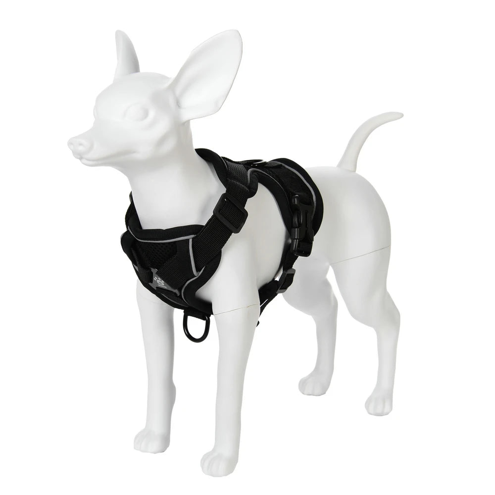 Arnés y correa para gatos para perros pequeños, reflectante, ajustable, para exteriores, para cachorros y gatitos, dispositivo de tracción, entrenamiento táctico, suministros para mascotas