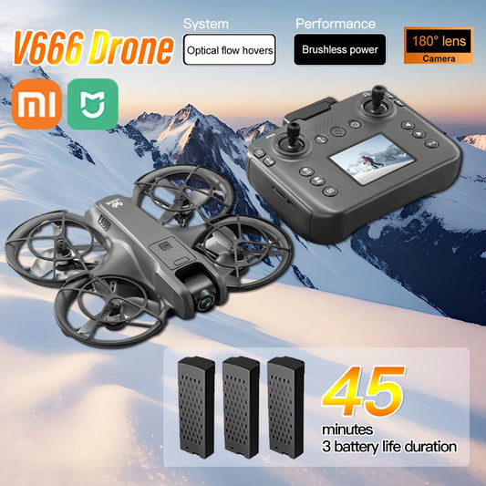 Mini Drone, Camera Drone 4K Professional Aerial 8k Dual Camera Intelligent obstacle avoidance  Brushless Quadcopter, Kid RC Toy