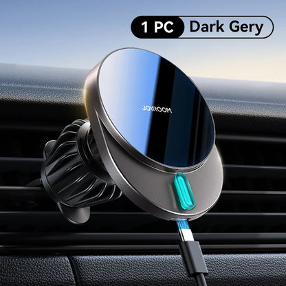 15W Magnetic Phone Holder Mount Charger, Fast Wireless Car Charger for iPhone 16/15/14/13, Air Vent Car Phone Mount 1/2pcs, JOYROOM