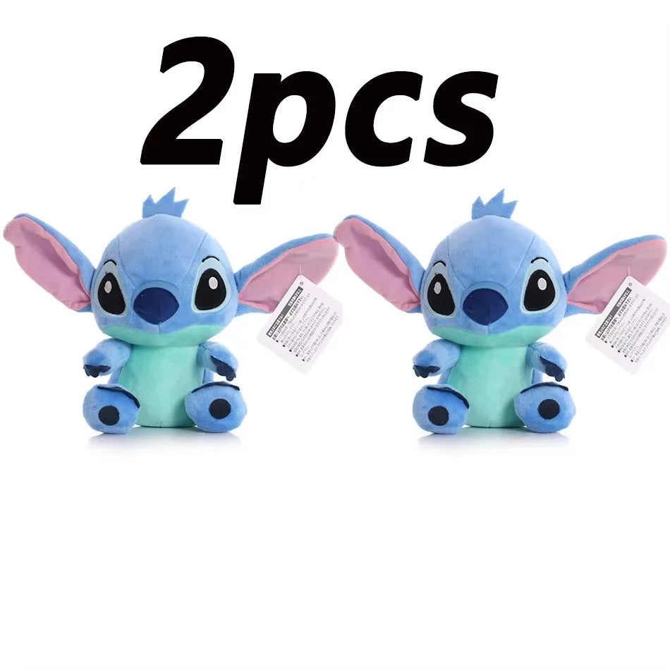 2028 New 12cm 20cm 25cm Stitch Stuffed Plush Models Cartoon Stuffed Plush Dolls Anime Plush Baby Toys Kawaii Kids Birthday Gifts