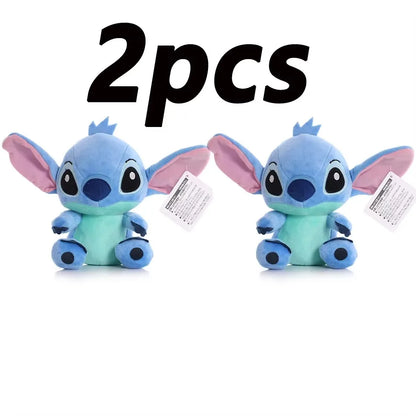 2028 New 12cm 20cm 25cm Stitch Stuffed Plush Models Cartoon Stuffed Plush Dolls Anime Plush Baby Toys Kawaii Kids Birthday Gifts