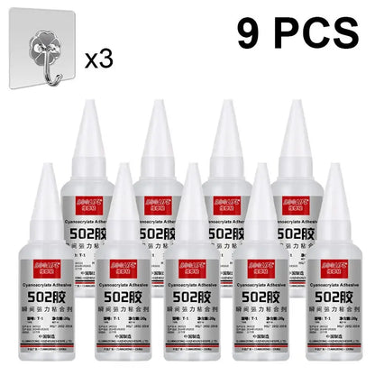 High Quality 502 Super Glue Bond, Fast Universal Glue For Toys Crafts Shoes Paper Wood Plastic, Fast Repairing, factory direct sale