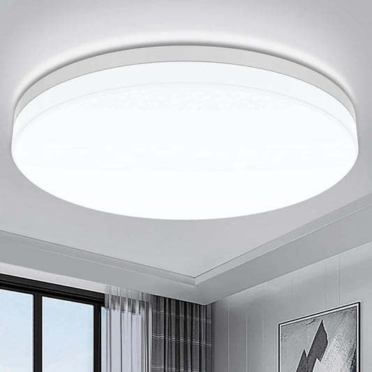 Ultra-thin Round LED Ceiling Light, Bedroom Light, Neutral White Cool, White Warm, White 48W 36W 24W 18W LED Ceiling Light, IRALAN