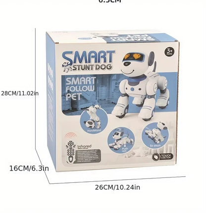 Intelligent Robot Dog, Remote Control Electronic Sing Dance Follow, Smart Interactive Stunt Music Toy, Programmable Puppy, Kid Gift