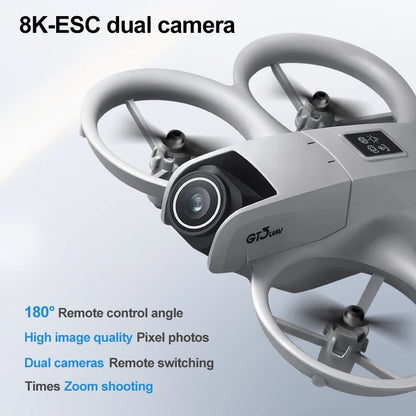 GT3 MAX Mini Drone 8K Dual HD Camera FPV 5G WiFi Brushless Obstacle Avoidance RC Screen Quadcopter Outdoor Aerial Photography