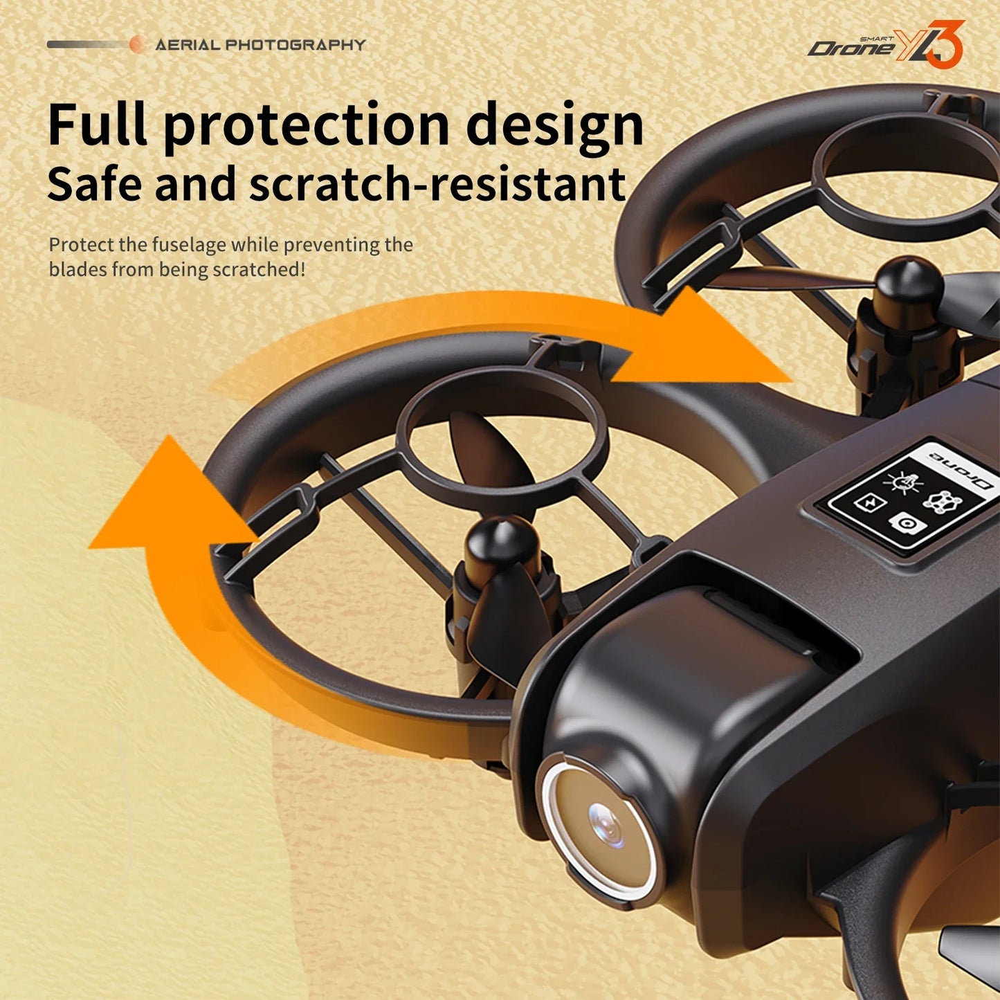 YL3 Drone Professional 8K Dual Camera Long Battery Life GPS WIFI Brushless Motors Obstacle Avoidance Foldable Quadcopter