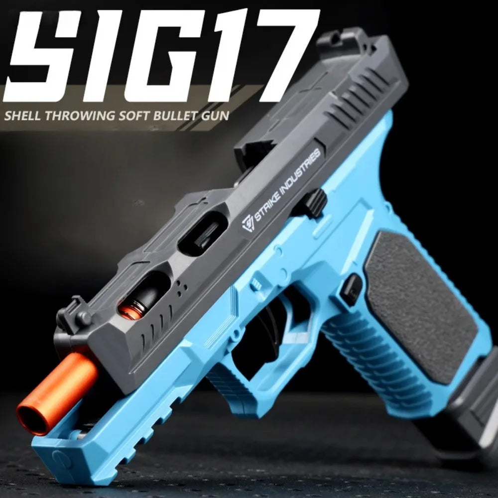 Shell Ejection 2011 Pistol Decompression Toy Gun Outdoor Shooting Game Empty Hanging USP Continuous Firing Soft Bullet Launcher