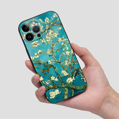 Soft Back Phone Cover Case for iPhone 7 8 12 11 15 Plus X XS XR SE 13 Mini 17 16 Pro Max 14 17Air Van Gogh