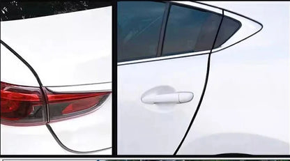 2/5/10M Car Door Edge Scratch Protector DIY Trim Strips Guard Cover Strip Roll Chrome Styling Moulding Trim Strip