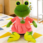 Cartoon Frog Plush Toy Couple, Internet Celebrity Children's Dolls, Mall Activity Gifts, Wholesale Birthday Gifts