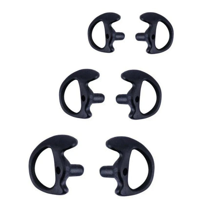 2Pcs Ear Molds Soft 2-Way Radio Earmold Replacing Earpiece Insert for Acoustic Coil Tube audio kits Headphone Accessories