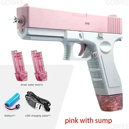 Summer Water Gun, Non-Electric, High-Pressure, Fully Automatic Shooting, Water Beach Toy Gun for Kids, Children, Boys, Girls