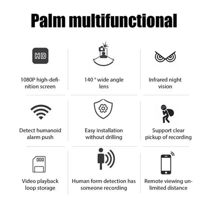 Nanny Camera, HD Security Wireless Video Motion Detection Ultra-small Night Vision Baby Nanny Camera, Smart Home Cam