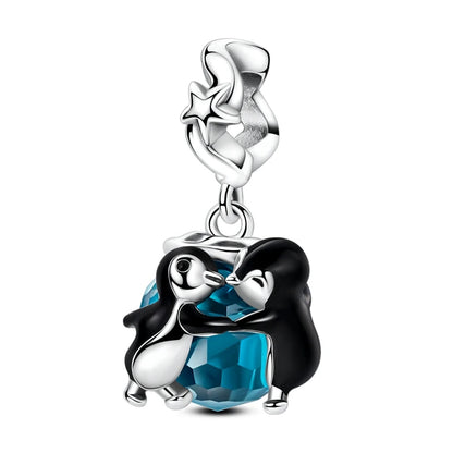 PAMELA 925 Sterling Silver Sea Turtle Starfish Blue Charm Dolphin Octopus Shell Bead For Original Charms Bracelets Ocean Jewelry