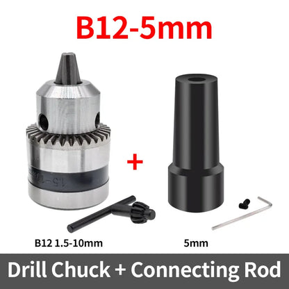 1PCS JT0 B10 B12 0.6-6mm 0.3-4mm 1.5-10mm Drill Chuck Adaptor Connecting Rod Shaft Sleeve Steel Copper Coupling 4/5/6/8/10/12mm