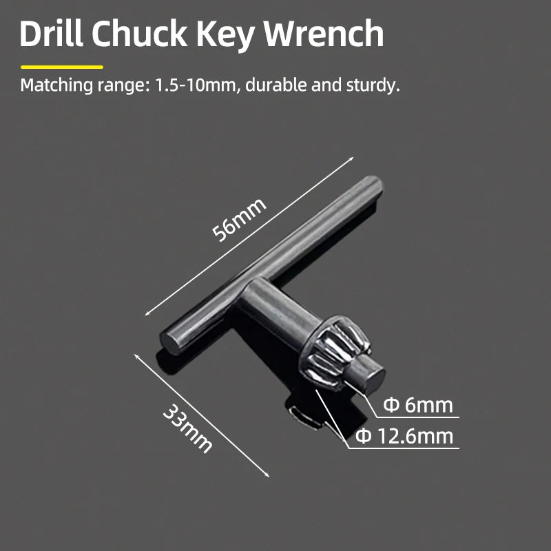 1Pc 1.5-10mm OR 0.8-10mm 1/4" Hex Shank Drill Chuck Keyless Drilling Quick Change Bit Adapter Converter Woodworking Power Tool
