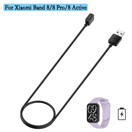 For Xiaomi Band 8 /8 Pro /8 Active USB Cable Charging Data Charger Smart Watch Charger Power Adapter Accessories