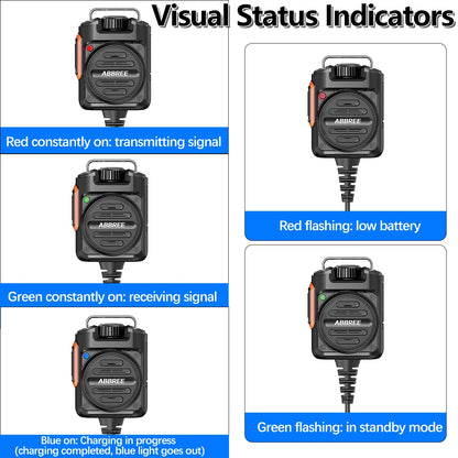 Baofeng AR-152 Tactical Remote Speaker Mic K Plug 2 Pin Volume Adjustable For AR-152 UV-5R UV-25 PRO Walkie Talkie Two Way Radio