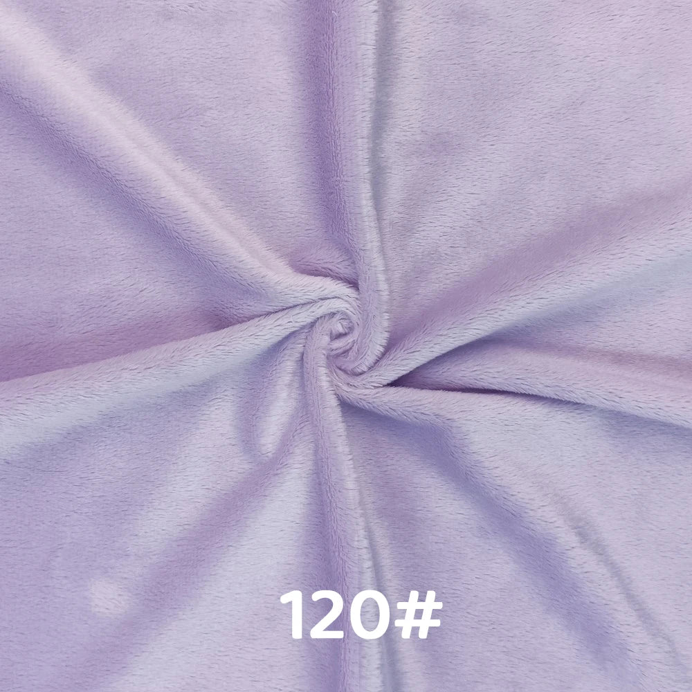 5mm Pile Length Soft Minky Fabric Sewing For Cotton Doll Hair Thicken Encryption Fabric Plush Single Sided Stuffed Animals Toys