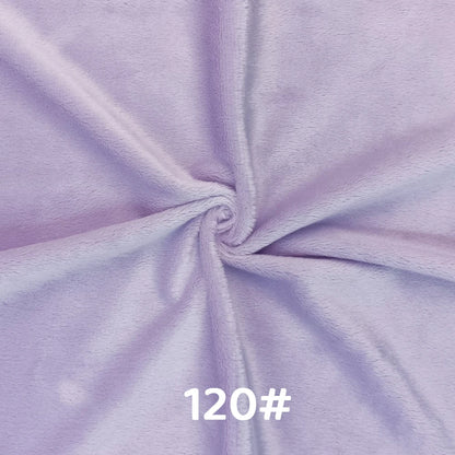 5mm Pile Length Soft Minky Fabric Sewing For Cotton Doll Hair Thicken Encryption Fabric Plush Single Sided Stuffed Animals Toys