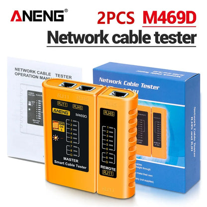 ANENG M469D network line finder RJ45RJ11 dual interface telephone line and network cable on/off detection split type line tester
