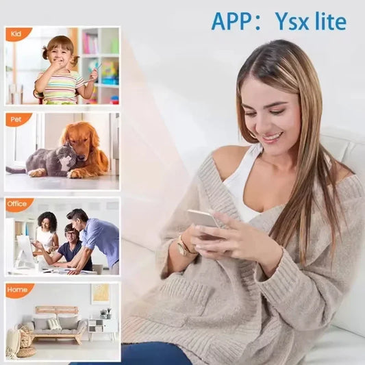 Mini 1080p HD Smart Camera Wireless Surveillance Security Video Cam Night Vision Motion Detect Camcorder Cam Monitor Smart Home