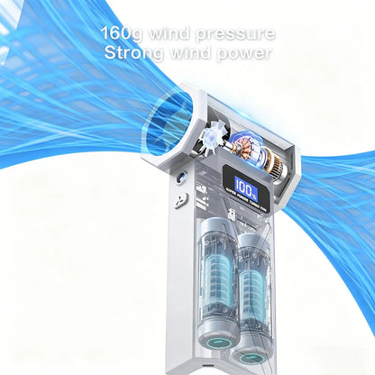 Brushless Wireless Jet Fan Turbo 110000rpm Air Blower For Car Cleaning With LED Light Digital Display Portable Outdoor BBQ Use