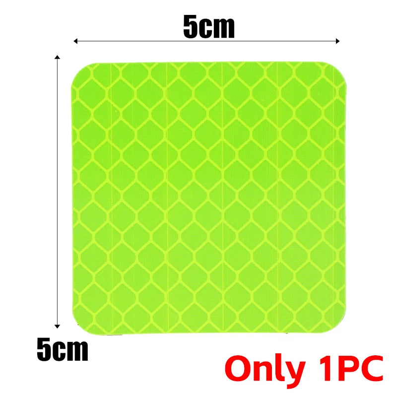 Safety Warning Stickers for Night Riding-Walking-Car-Helmet, Waterproof High Visibility Reflector Tape, Reflective Stickers, 1cmx8m