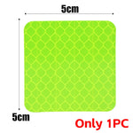 1cmx8m Safety Warning Stickers for Night Riding, Walking, Car, Helmet - Waterproof High Visibility Reflector Tape Reflective Stickers