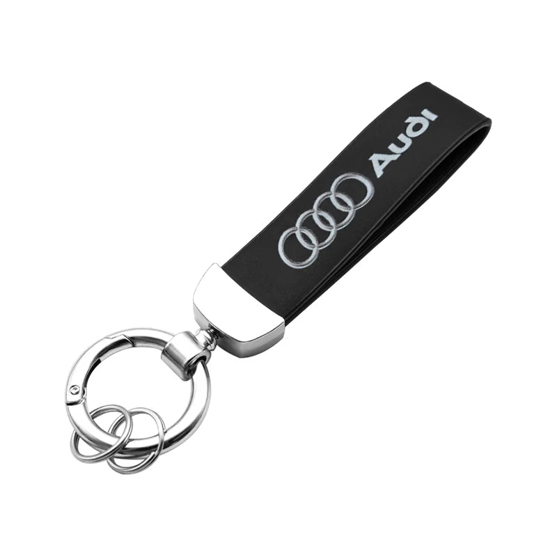 Anti-Rust Car Tire Valve Stem Caps Suede Keychain For Audi Sline A3 A1 A4 A6 B8 A5 B7 C7 A7 A8 B9 B6 C6 R Auto Wheel Accessories